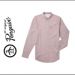 🆕🐧 OP Red Long Sleeve Button Down